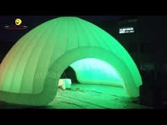 Tenda de cúpula inflável de PVC branco / Iglu inflável para exposição ao ar livre