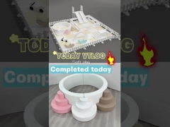 Slide duplo ao ar livre com arco Equipamento de brinquedo macio branco Slide de plástico Slide de brinquedo infantil