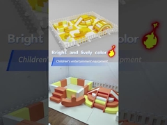 Laranja Equipamento de Jogos Soft Baratos Área de Jogos Soft Kids Equipamento de Jogos Soft Interior