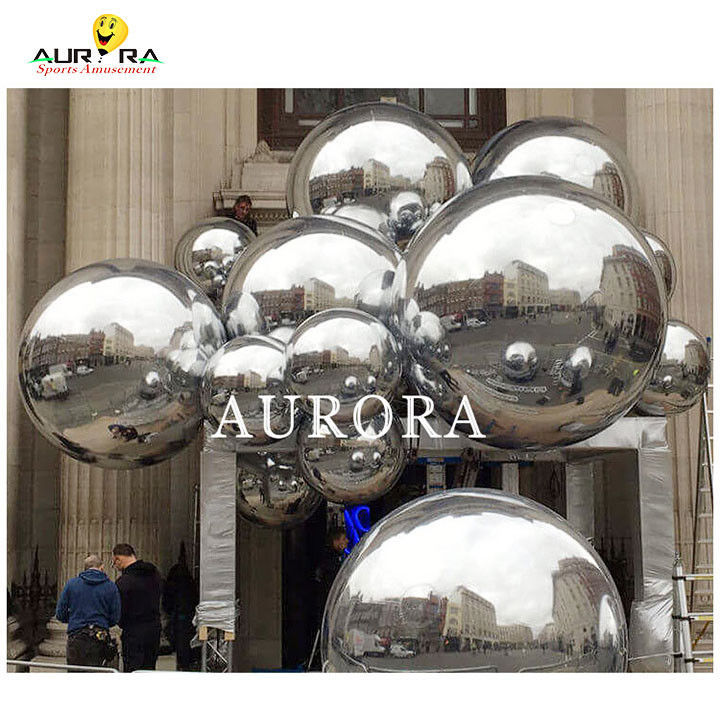 Bolas flutuantes infláveis para uso exterior Decoração de publicidade para uso interior Discoteca Espelho de bola
