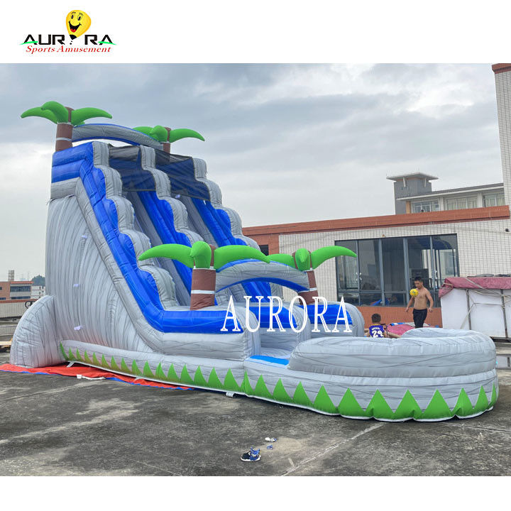 Slide inflável com casa de salto para crianças