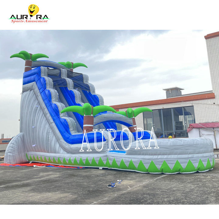 Slide inflável com casa de salto para crianças