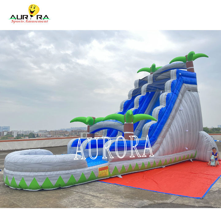 Slide inflável com casa de salto para crianças