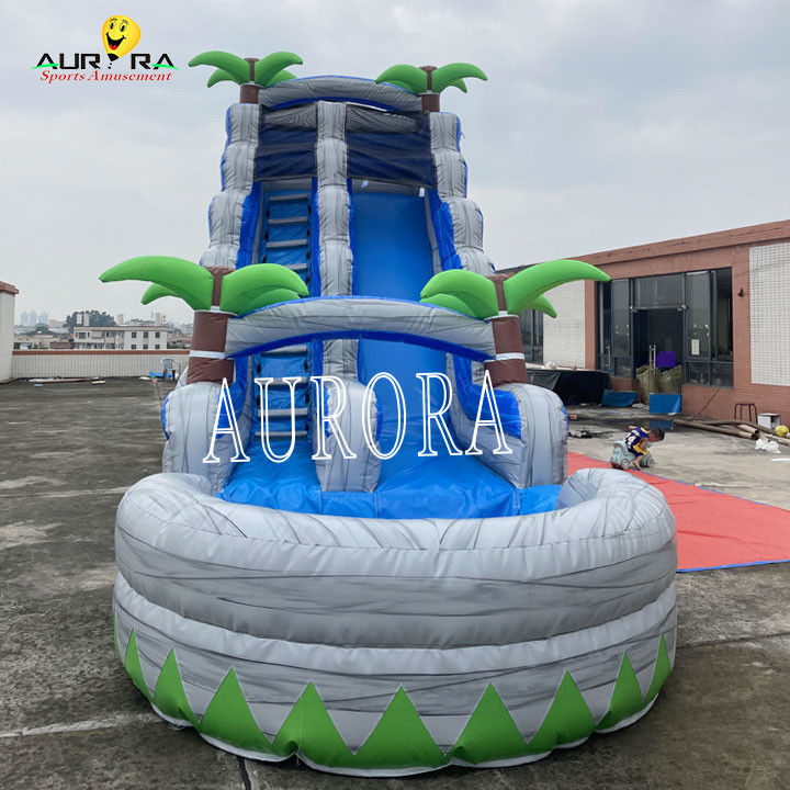 Slide inflável com casa de salto para crianças
