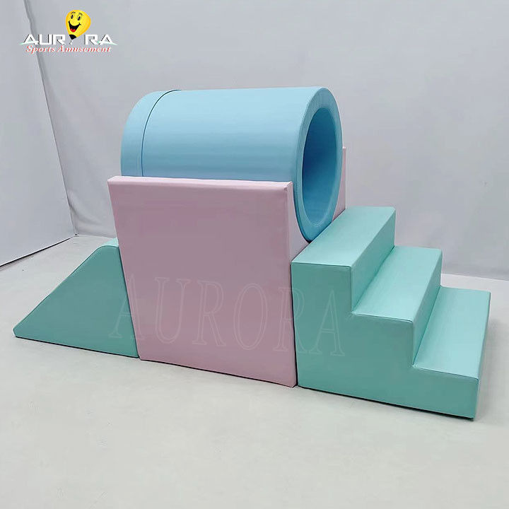 Pastel Baby Soft Play Blocos de escalada para festa Aluguer de equipamento de soft play personalizado