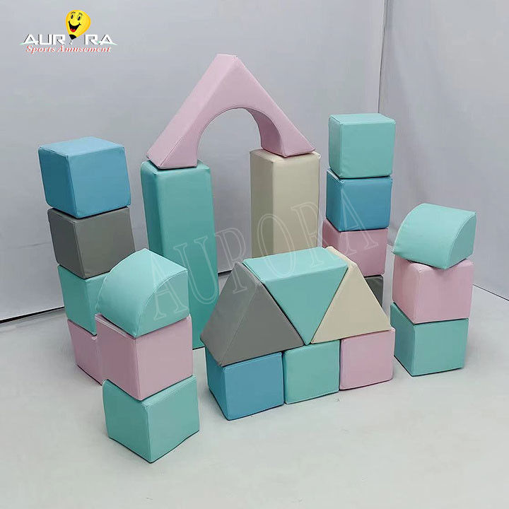 Pastel Baby Soft Play Blocos de escalada para festa Aluguer de equipamento de soft play personalizado