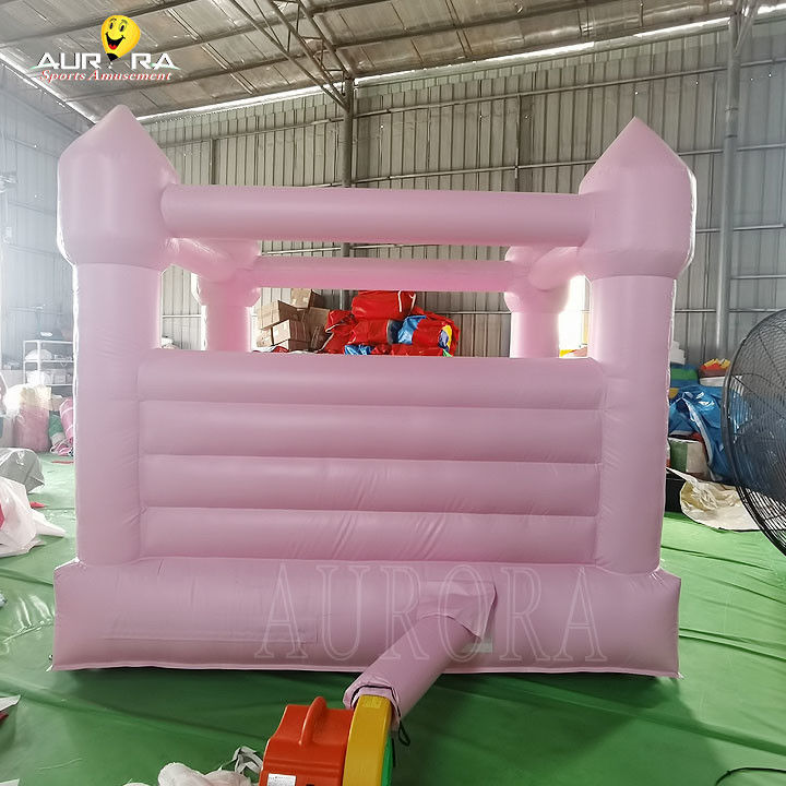 Jumping Bouncy House Kids Pink Inflatable Bounce House 10x10 para aluguer de festa de casamento