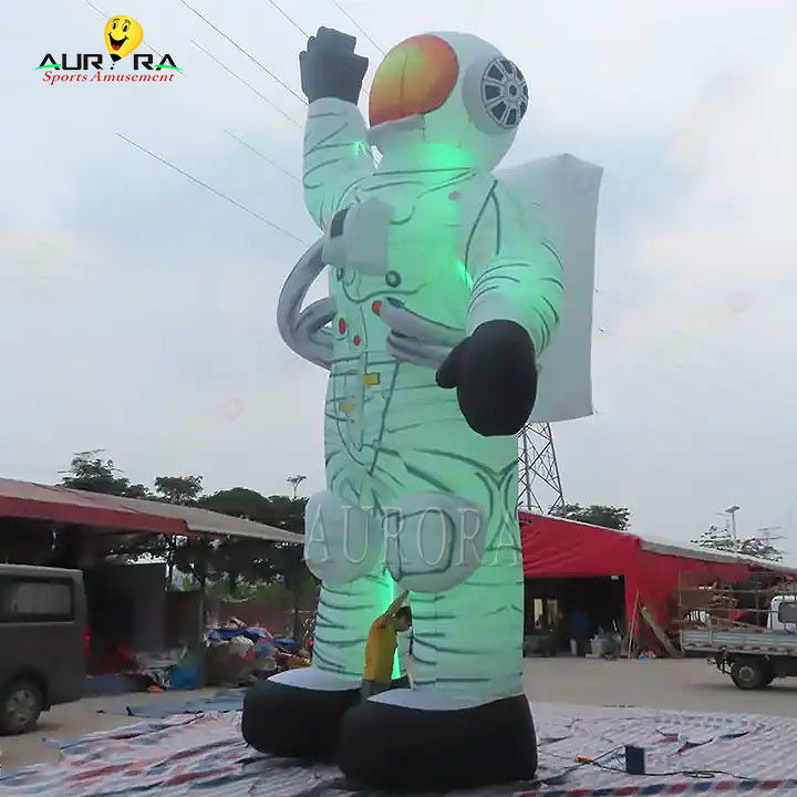 20 pés de altura gigante inflável astronauta palco publicidade infláveis de ar