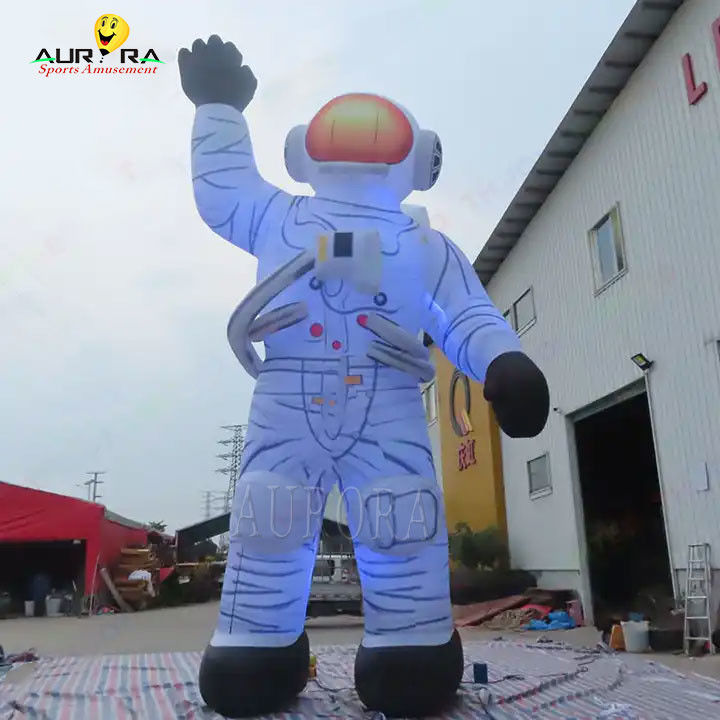 20 pés de altura gigante inflável astronauta palco publicidade infláveis de ar