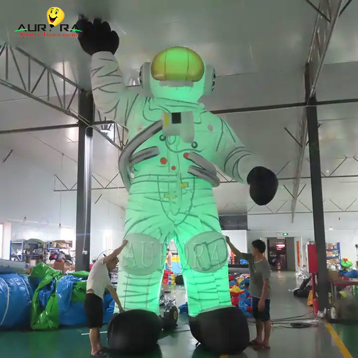 20 pés de altura gigante inflável astronauta palco publicidade infláveis de ar