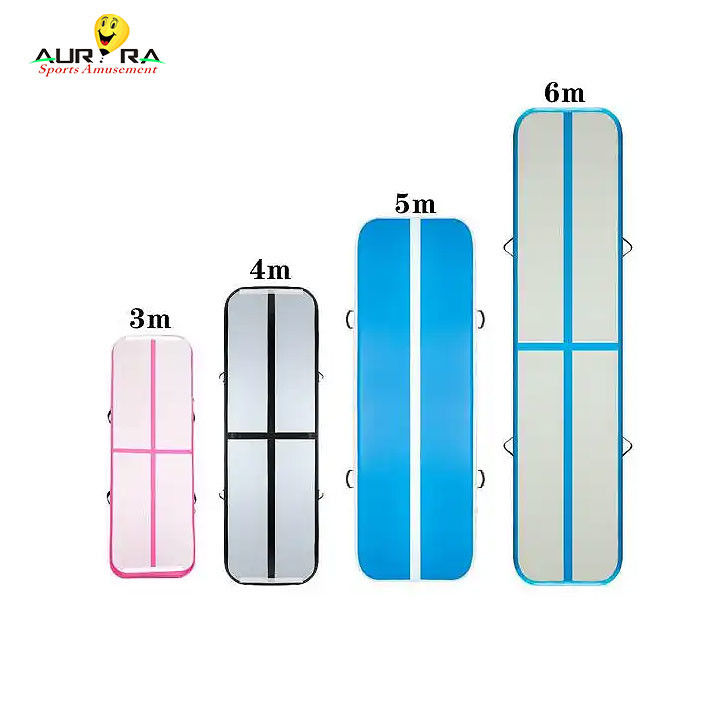Gimnástica Gymastics Air Track Mat 3m Outdoor Inflatable Jumping Mat Azul