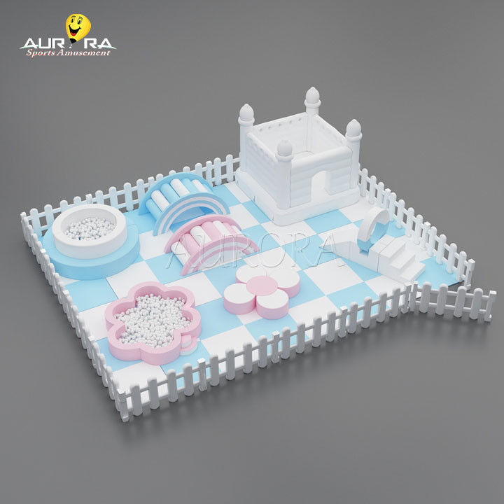 Equipamento de Jogos Soft Outdoor Pink Blue White Indoor