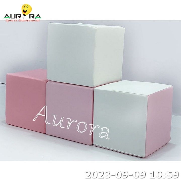 Soft Play Carousel Pink Indoor Play Center Área com Bola Pit Bounce House