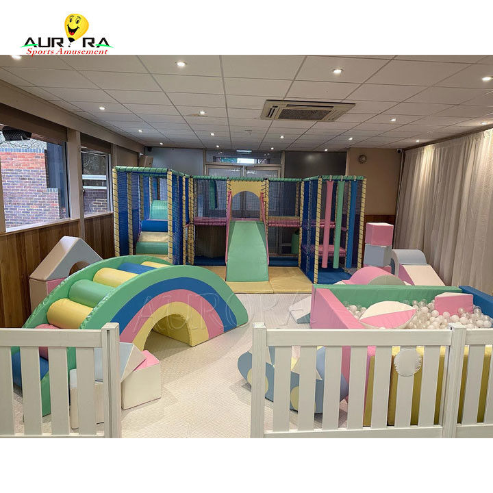 Baby Soft Play Set Popular Playground Indoor Colorido Sala Sensorial Portátil