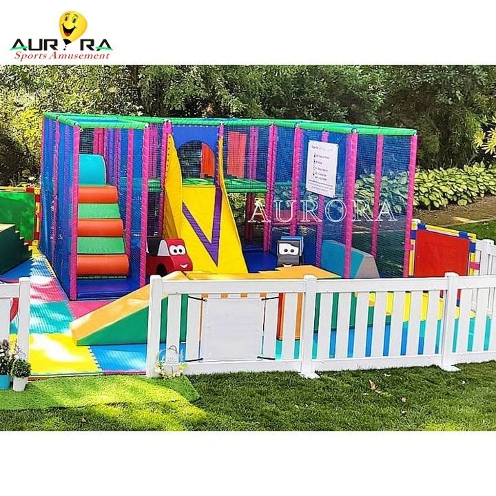 Área de jogos Soft Playland Soft Entertainment Kids Play Center pela Aurora Sports
