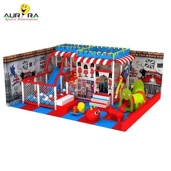 Área de jogo personalizada para crianças centro de escalada interior construído por Aurora