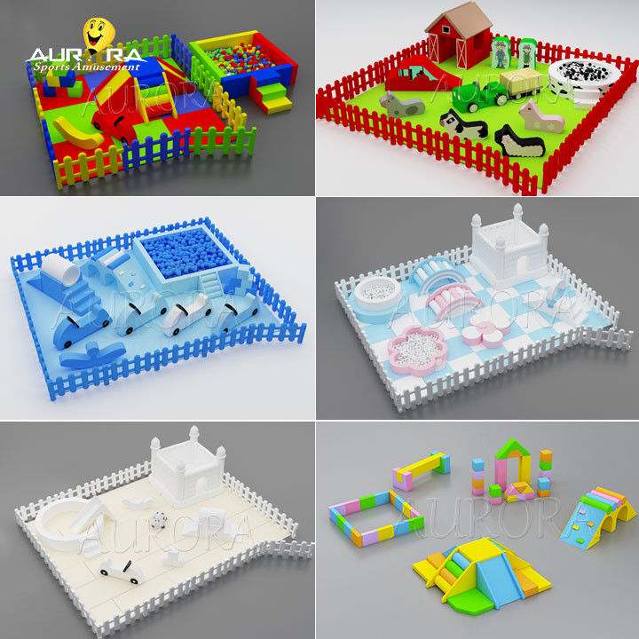 Área de brinquedos para crianças, área de deslizamento para jogos de bola