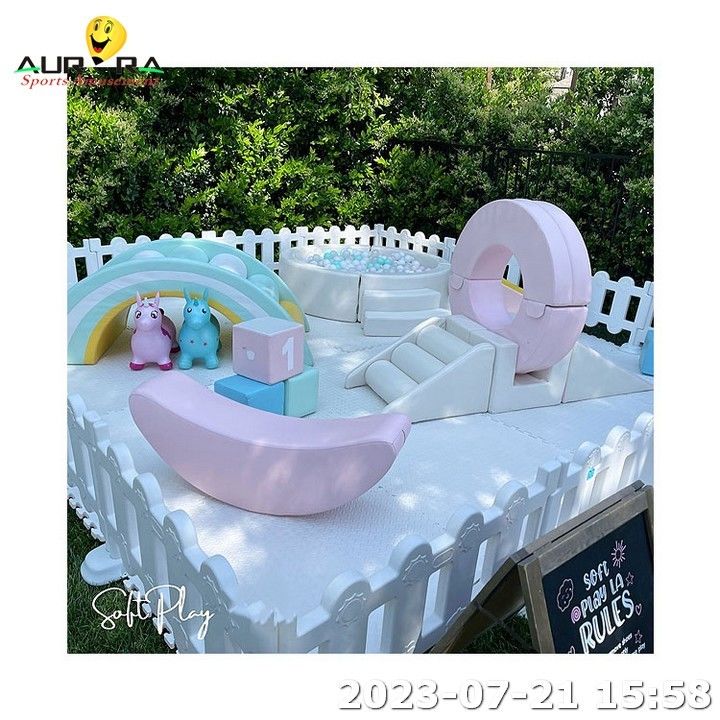 Equipamento de brinquedos para crianças indoor Escalada com slide set para crianças