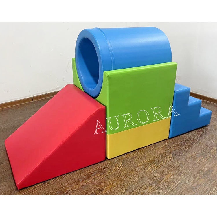 Crianças Cor de Carnaval Espuma Pastel Equipamento de Jogos Soft Indoor Cor Personalizada