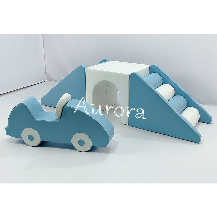 Crianças personalizadas Play Blue Soft Ball Pit Indoor Soft Play Equipamento Impressão digital