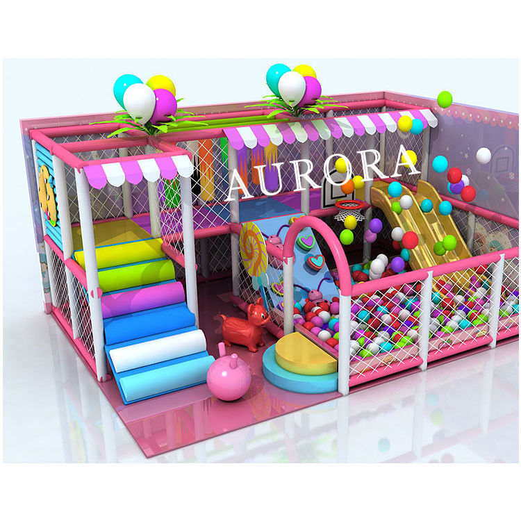 Roxo Amarelo Indoor Soft play Playground Confortável Esportes Crianças Aventura Diversão