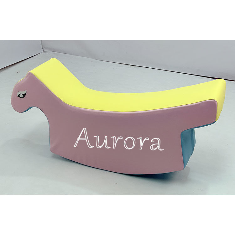 Túnel de brinquedos suaves para crianças Blocos de brinquedos suaves Equipamento de brinquedos suaves Amarelo Verde