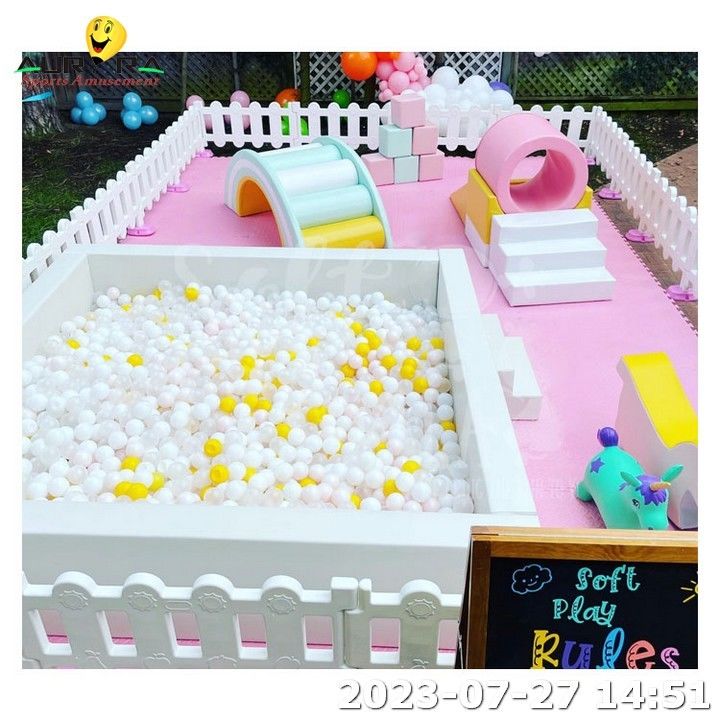 Preço da fábrica Soft Play Merry Go Round para crianças Soft Play Equipamento Set