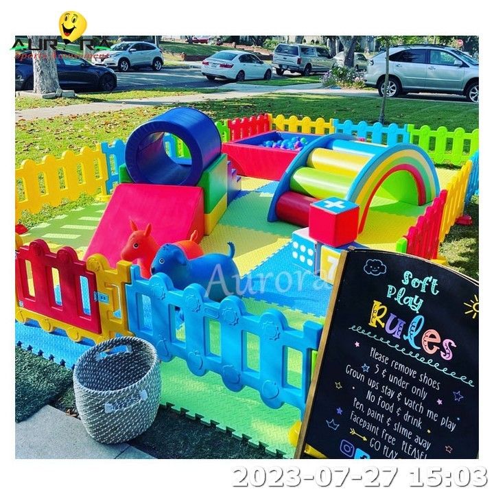 Soft Play For Toddlers Ball Pit Soft Play Sets Kids Play Amusement Park ao ar livre
