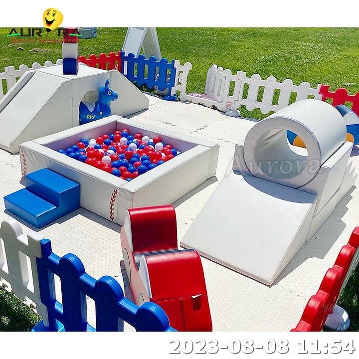 Soft Play Equipamento Slide Indoor Soft Play Para Crianças Soft Play Set Equipamento Marrom