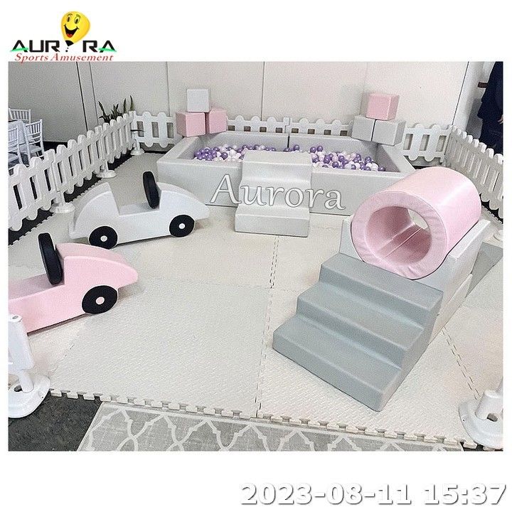 Portão de Jogos Soft Outdoor Playroom Playground Kids Neutral Indoor Soft Play Kids