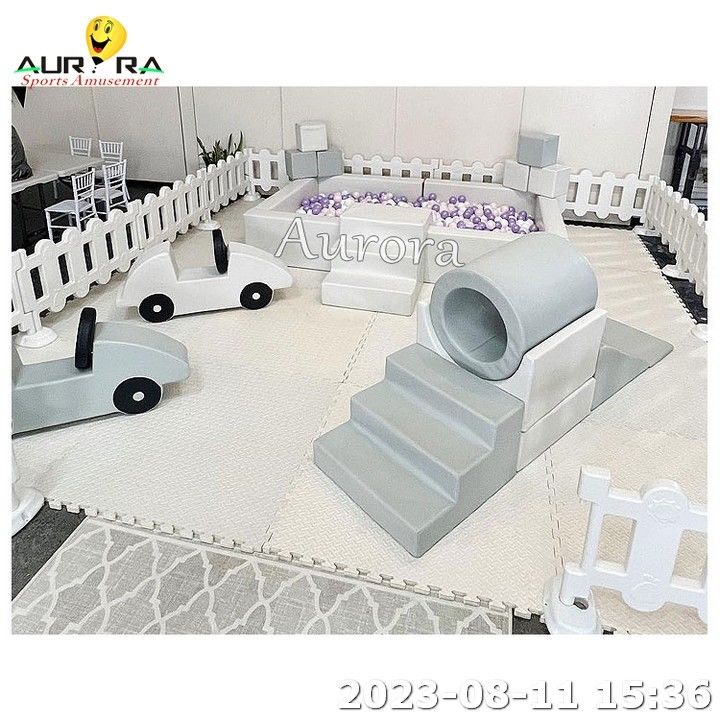 Portão de Jogos Soft Outdoor Playroom Playground Kids Neutral Indoor Soft Play Kids