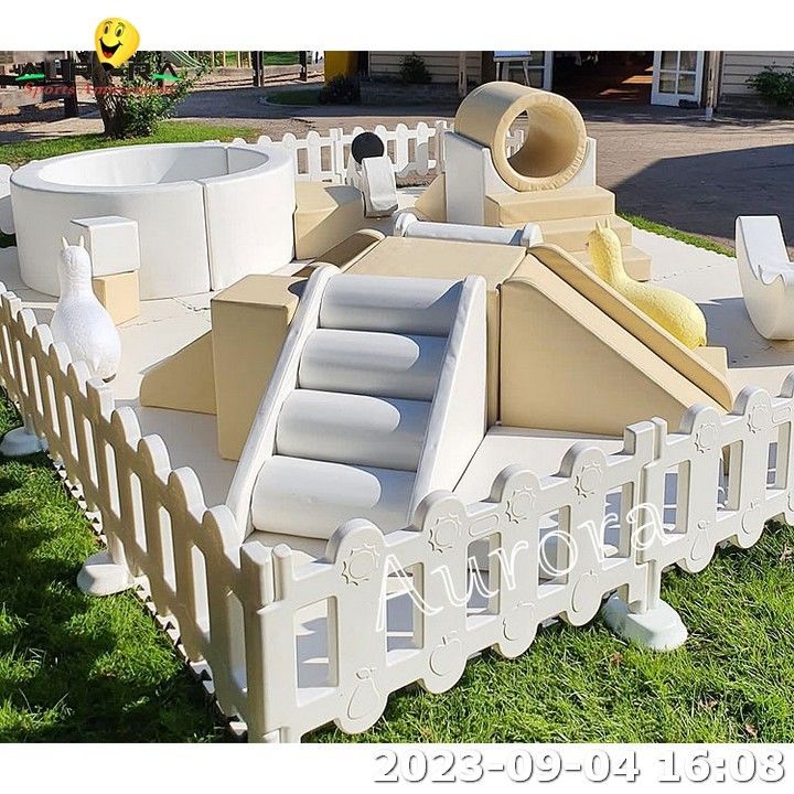 Pastel Soft Play Equipment Set Centro pré-escolar para crianças