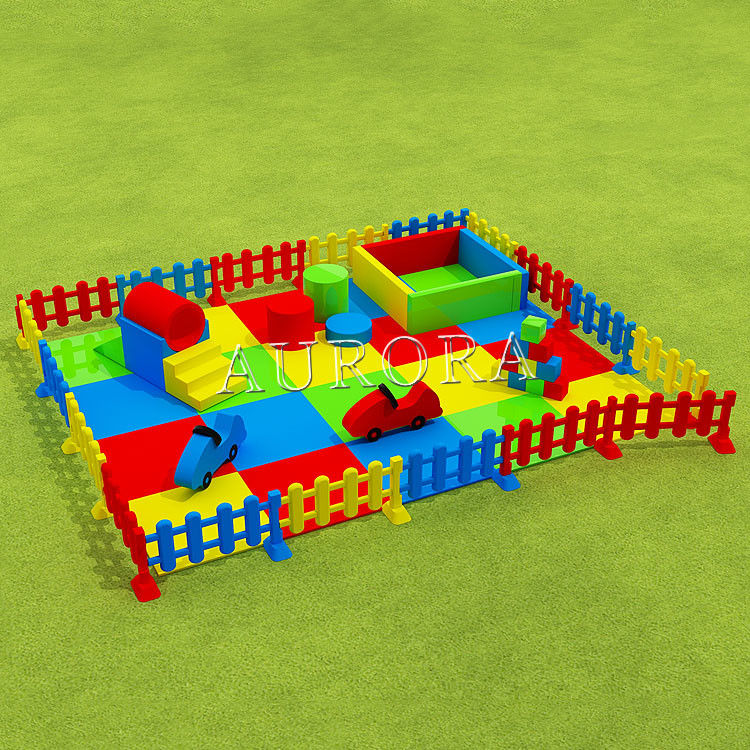 Colourful Soft Play Kid Soft Play Equipamento Set Bola Pit Mochilas de espuma Indoor