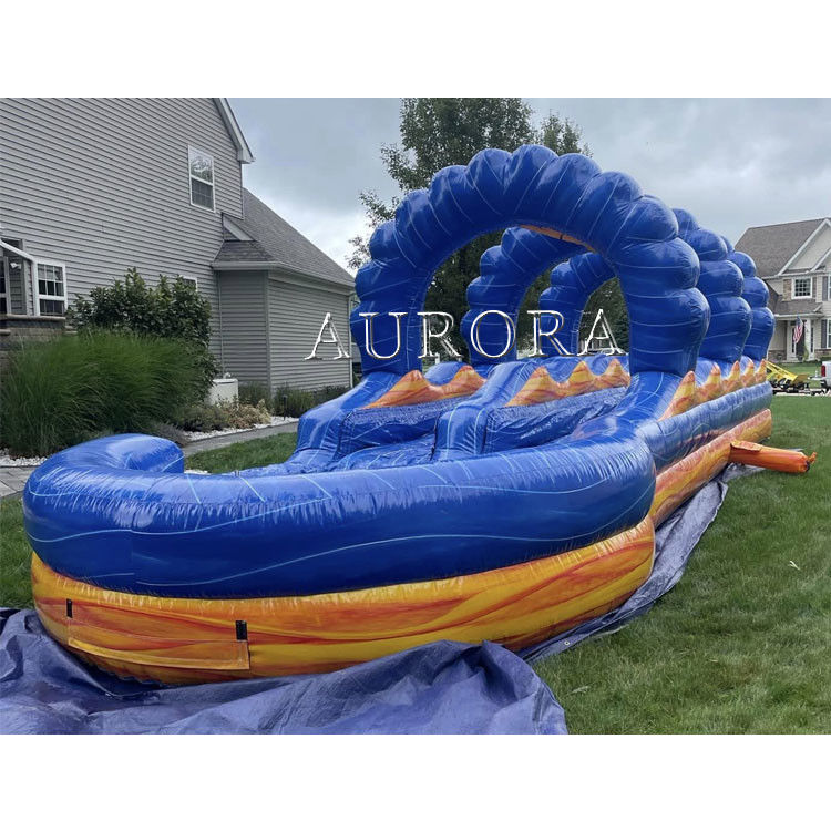Preço de fábrica Lava inflável Slide N' Slide Parque de esqui aquático Para crianças Adultos