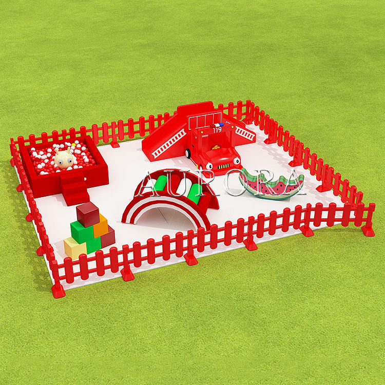Pacote Soft Play Blocos de Escalada Amarelo Branco Equipamento de Jogo Conjunto Para Aluguer de Festa