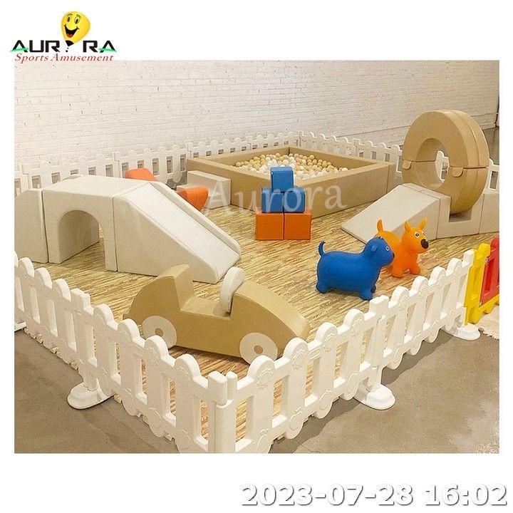 Equipamento de brinquedos de interior Conjunto de brinquedos suaves Crianças Conjunto de escalada suave Roxo Roxo Branco