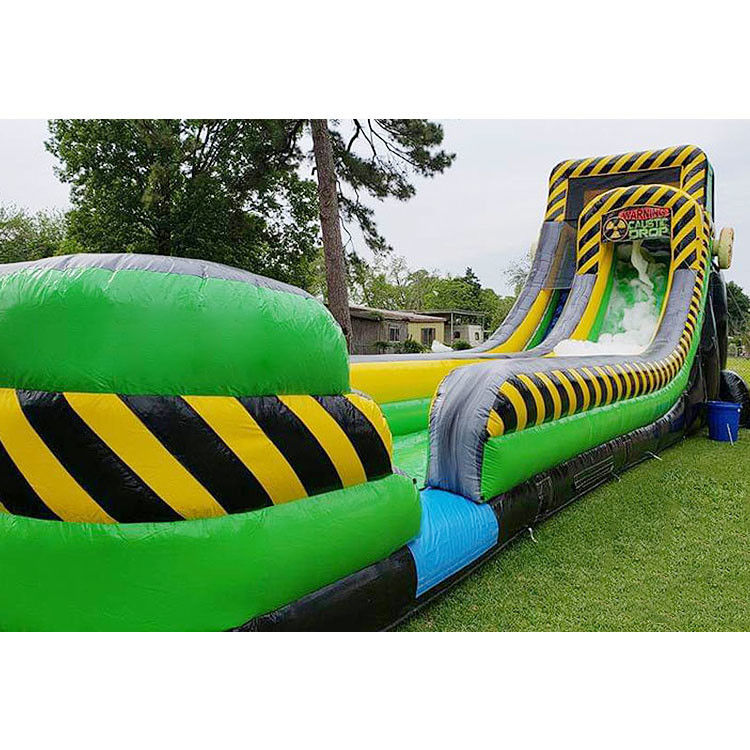 Slides de água infláveis China Adultos Gigante Água Barata Novo Design Verde para Venda