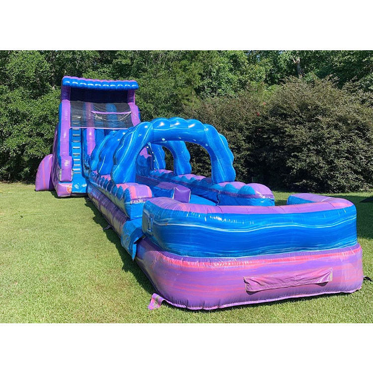 Slides de água infláveis China Adultos Gigante Água Barata Novo Design Verde para Venda