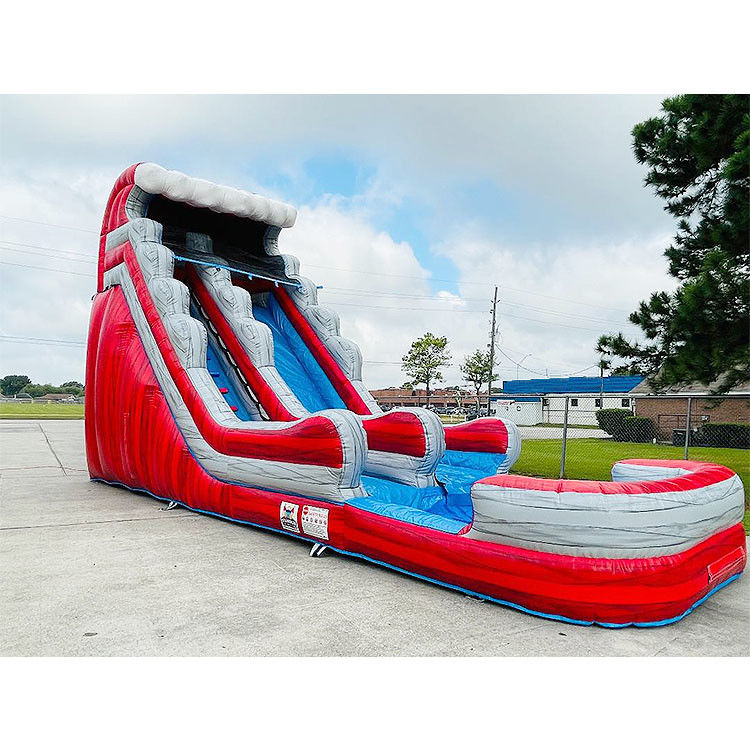 Slide de água inflável para crianças 25'H Palm Big Wholesale Produtos novos para venda