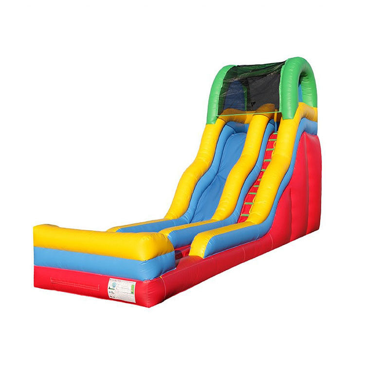 Salto de deslizamento de água para o exterior Salto de deslizamento de água inflável Salto de deslizamento de árvore azul para venda
