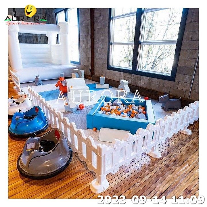 Equipamento de Jogos Soft Branco Rosa Bebê Indoor Escalada Soft Play Sets Soft Play