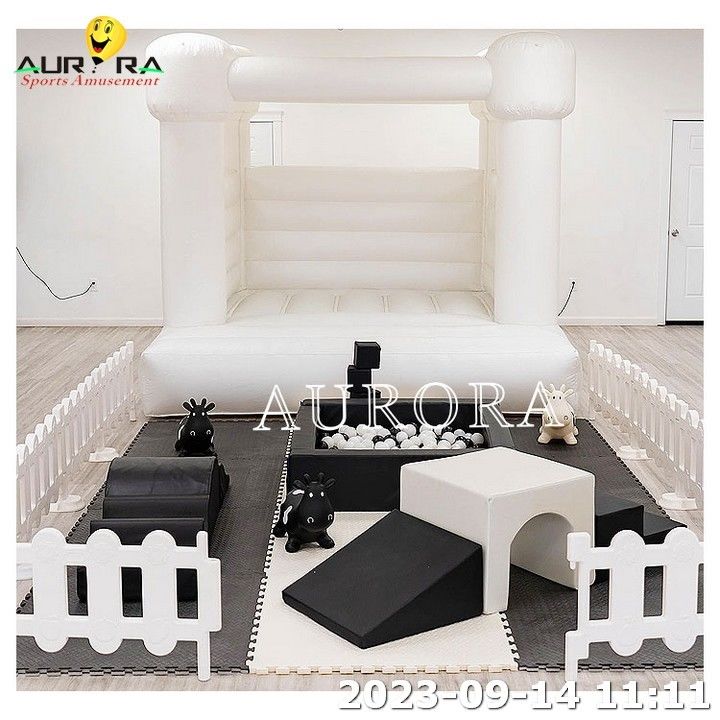 Branco e Azul Soft Play personalizado mais popular Centro de Soft Play para crianças.