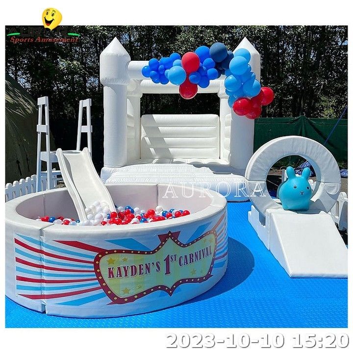 Equipamento personalizado para brincar para crianças ao ar livre para aluguel de festa com segurança