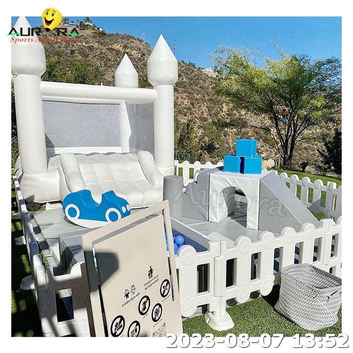 Equipamento de Jogos Soft Purple para Crianças Parque de Jogos Outdoor Jogos Soft Indoor
