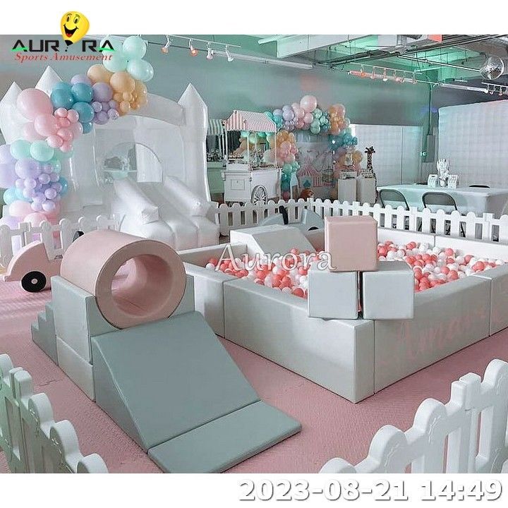 Venda Quente Equipamento de Jardim de Jogos Área de Jogos Suave Crianças Indoor Ball Pool Pit Set