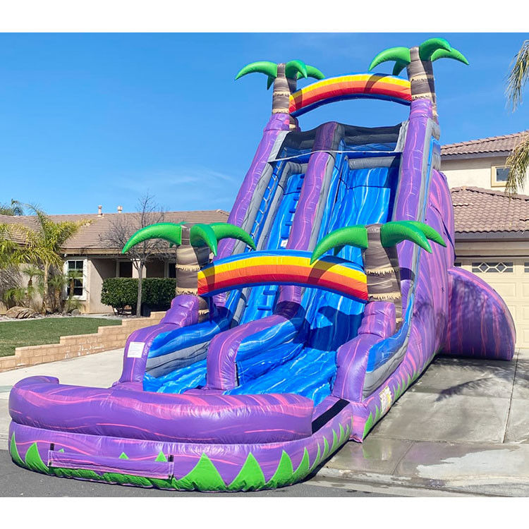 Salto de água inflável para adultos 22 Ft Piscina Família Escala de água Salto de água inflável