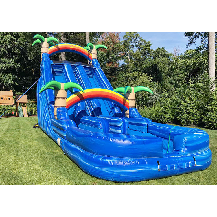 Salto de água inflável para adultos 22 Ft Piscina Família Escala de água Salto de água inflável