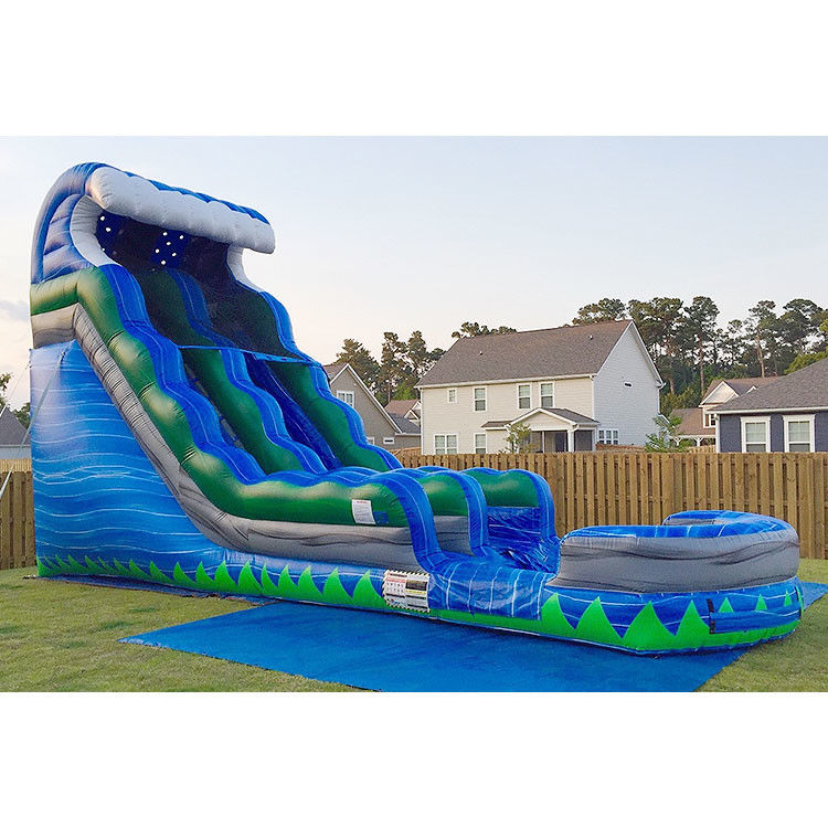 Grande Slide Inflável Lago de Água Parque Inflável de Água Para Crianças e Adultos ao Ar Livre