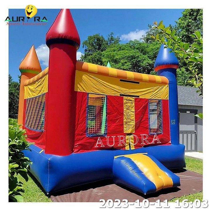 Crianças inflável casa de salto design de cor casamento casa de salto para venda