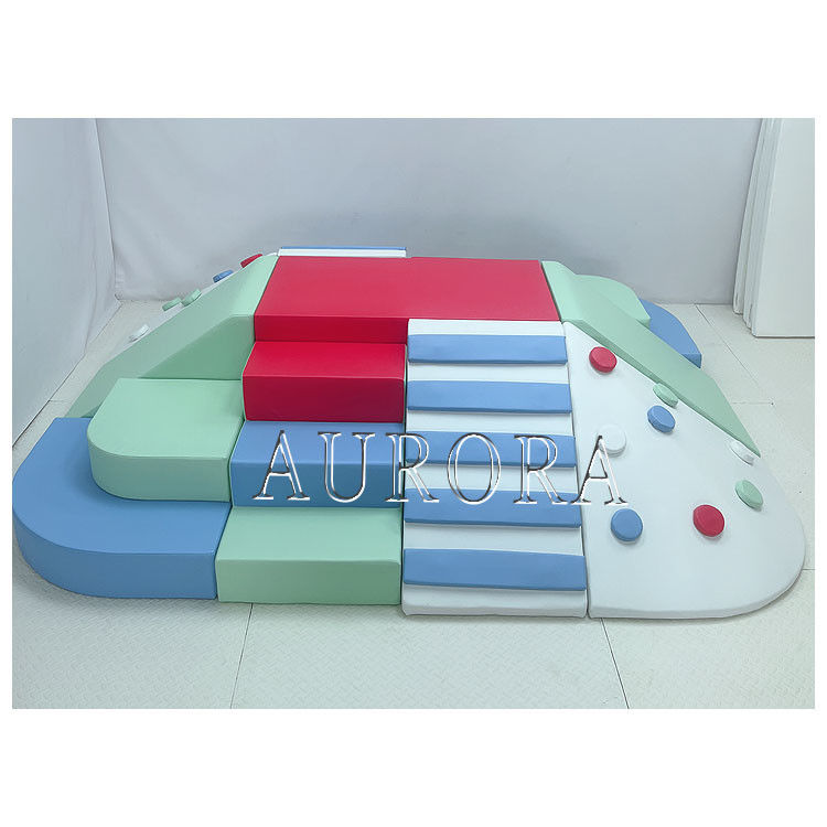 Crianças Soft Play Ball Pit Um conjunto completo Soft Play Rainbow Bridge Soft Play Equipamento